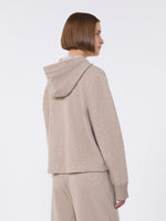 Cashmere And Wool Jersey Sweatshirt for Women - Beige - Max Mara KSA