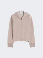 Cashmere And Wool Jersey Sweatshirt for Women - Beige - Max Mara KSA