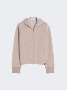 Cashmere And Wool Jersey Sweatshirt for Women - Beige - Max Mara KSA