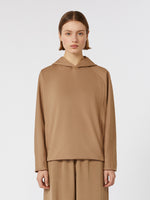 Jersey hooded sweatshirt