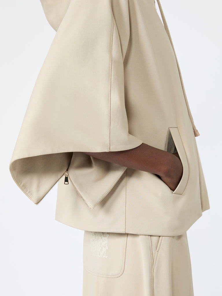 max mara كنزة بقصة بوكسي تقني من جيرسيه القطن