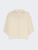Technical Cotton Jersey Boxy Sweater for Women - Stone - Max Mara KSA