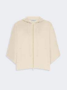Technical Cotton Jersey Boxy Sweater for Women - Stone - Max Mara KSA