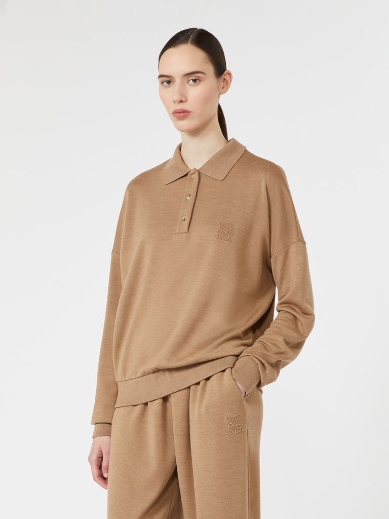 max mara كنزة من جيرسيه الصوف الفليس