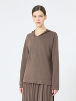 Silk-Blend Jersey Sweatshirt for Women - Mud - Max Mara KSA