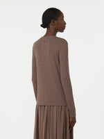 max mara long-sleeved jersey t-shirt for women