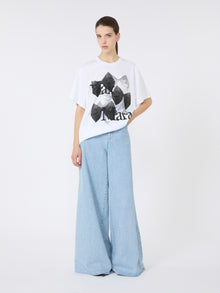 Printed cotton T-shirt