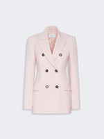 Max Mara Double-breasted natural stretch wool blazer for Women