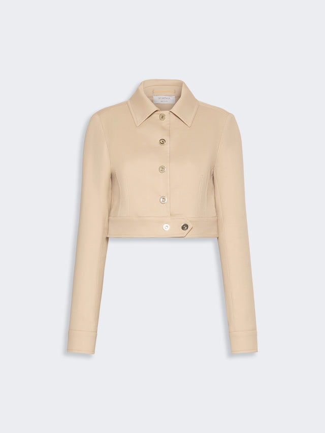 Max Mara Short jacket in cotton-blend gabardine for Women