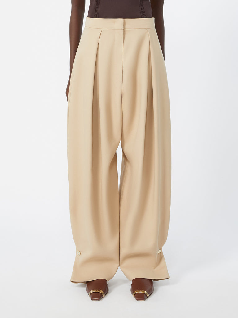 max mara baggy gabardine trousers