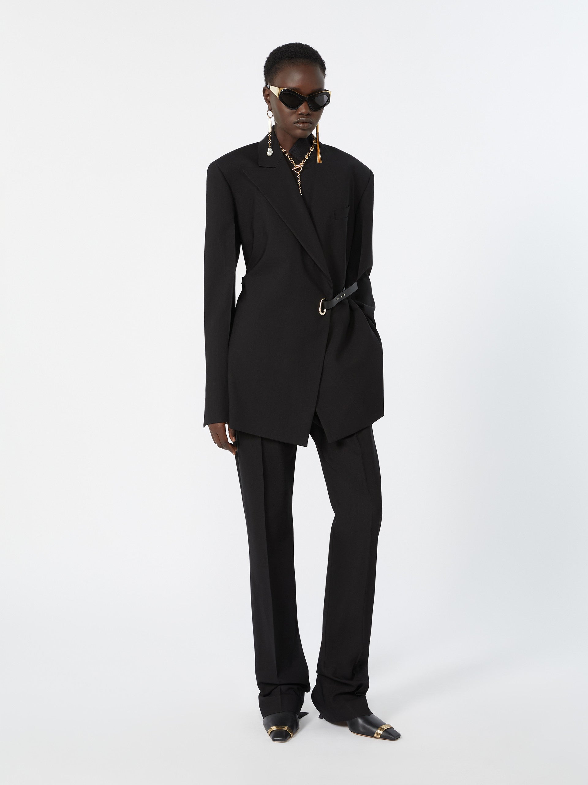 Max Mara Slim-fit stretch viscose trousers for Women