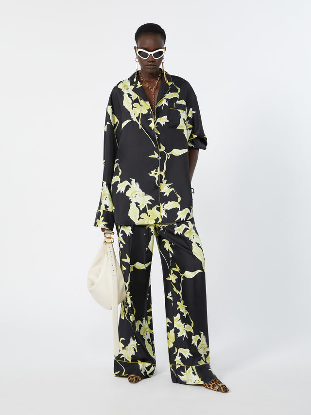 Max Mara Long printed silk shirt for Women