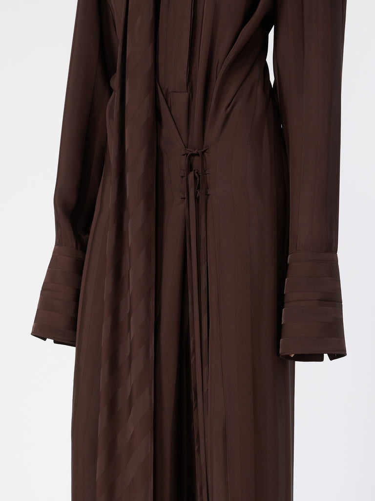 max mara فستان طويل من الساتان