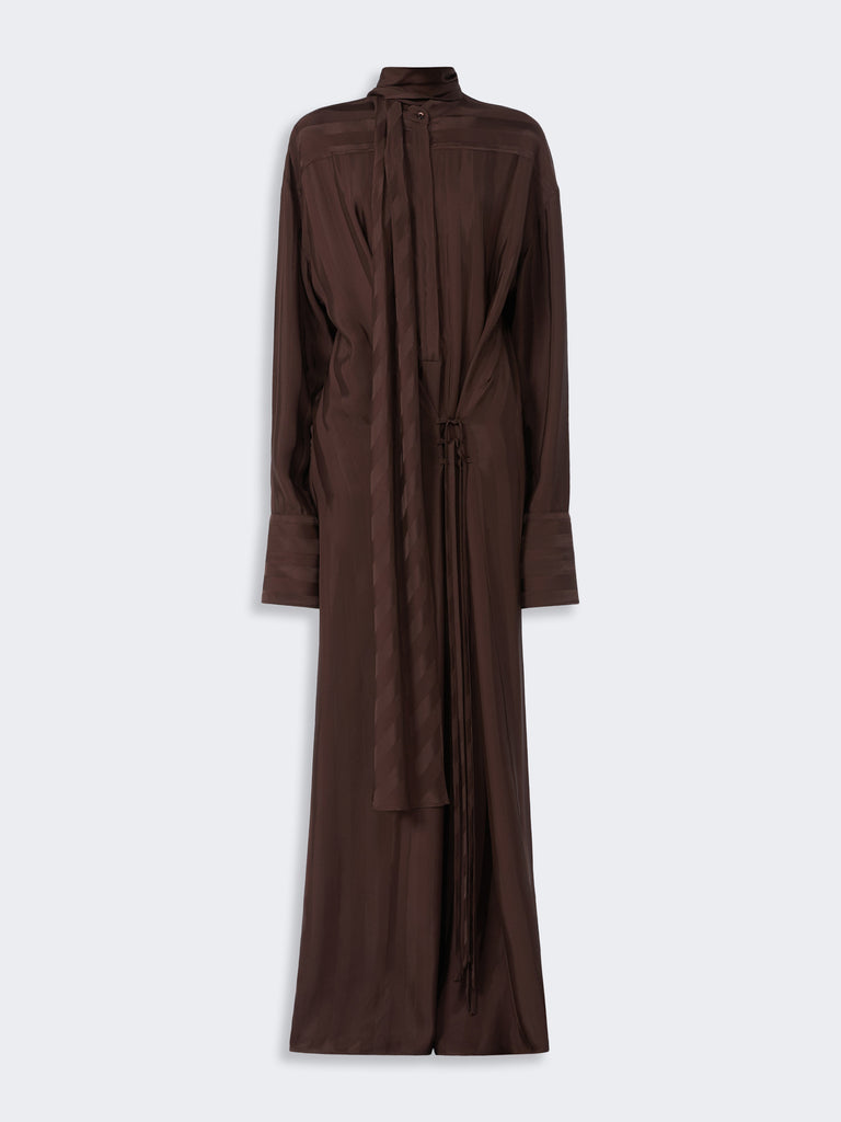 max mara فستان طويل من الساتان