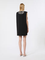 Max Mara Rhinestone-adorned sleeveless cady mini dress for Women