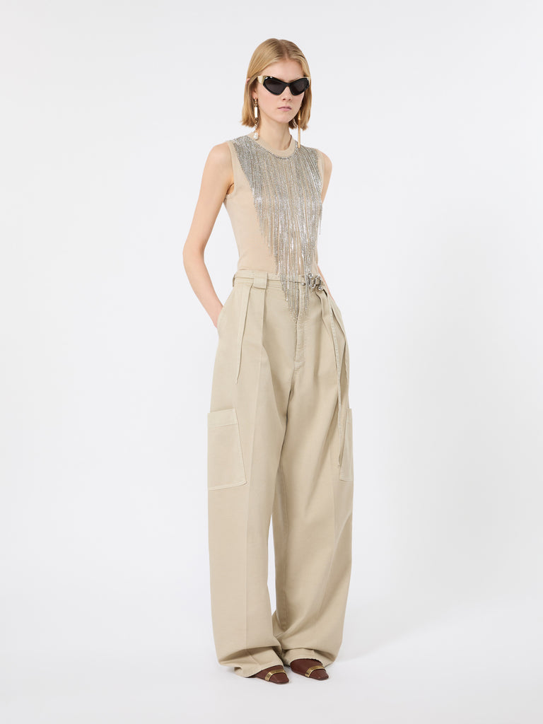 max mara توب بتفاصيل من الصوف