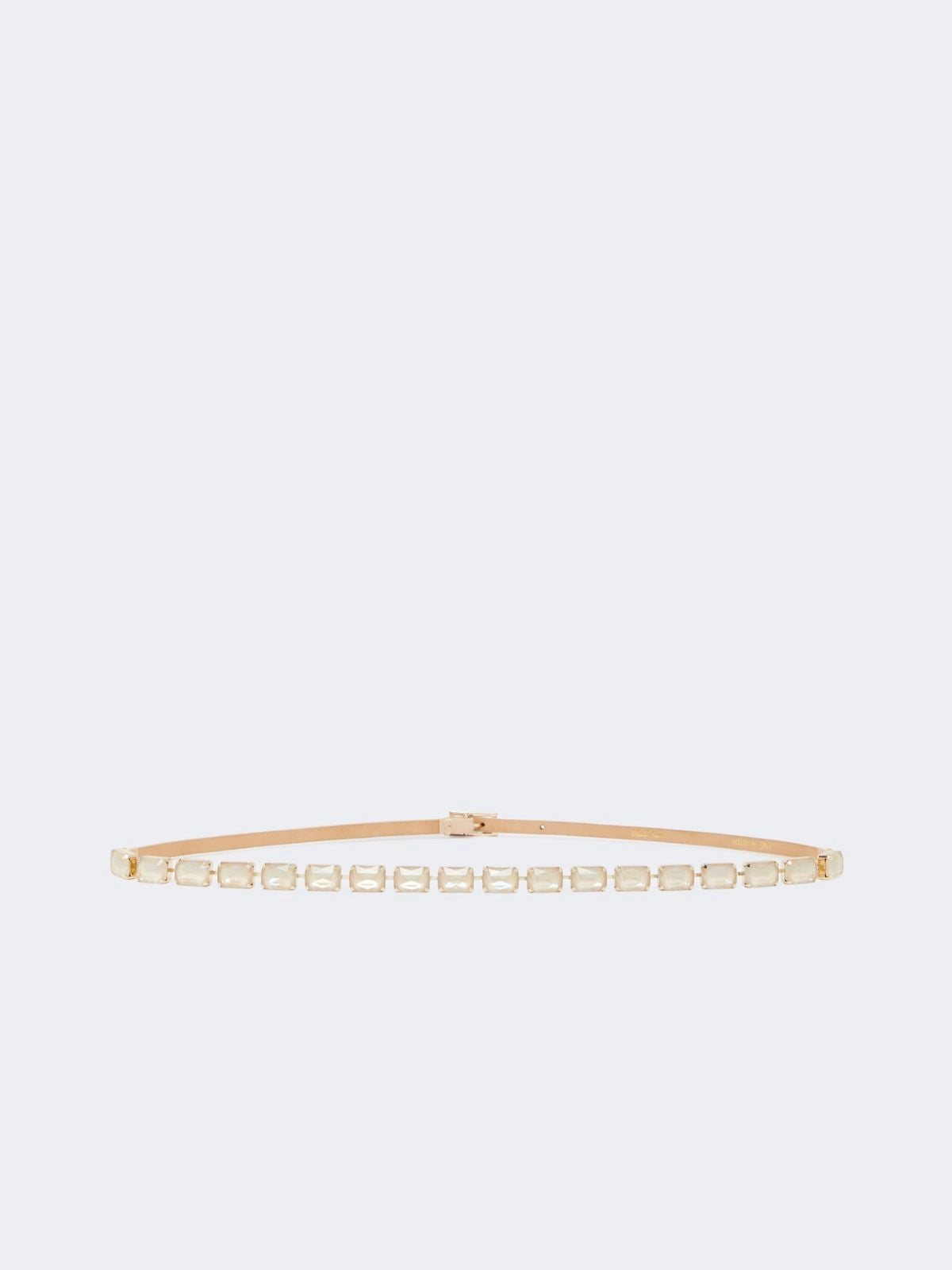 max mara jewelled nappa leather belt for women