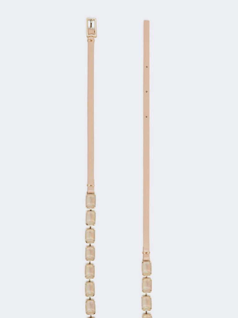 max mara jewelled nappa leather belt