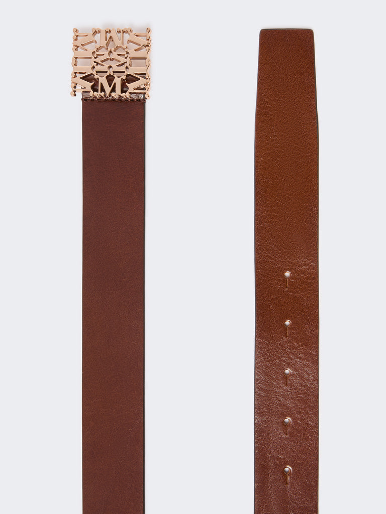 max mara leather belt