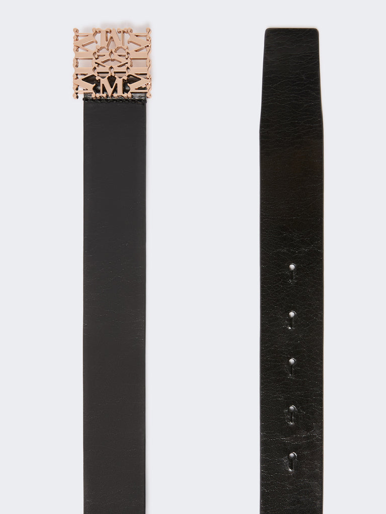 max mara حزام من الجلد