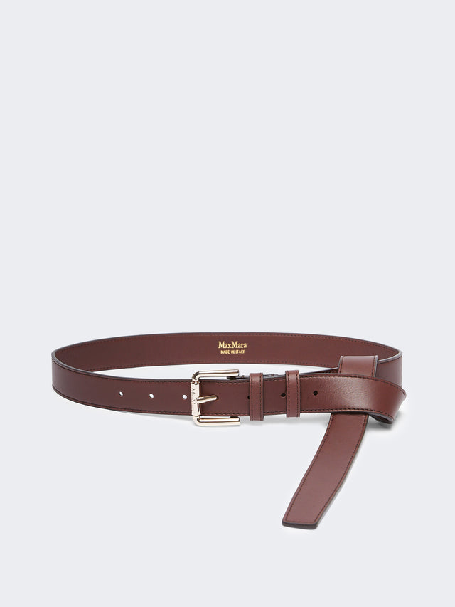 Leather belt
