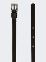 Bejewelled satin belt