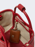 max mara extra-small raffia-look basketweave marine bag for women