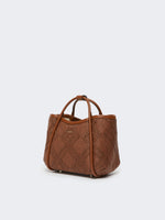 max mara extra-small marine bag in diamond-patterned basketweave for women