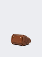 max mara extra-small marine bag in diamond-patterned basketweave for women