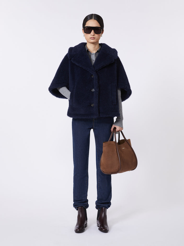 Small Nubuck leather Marine bag