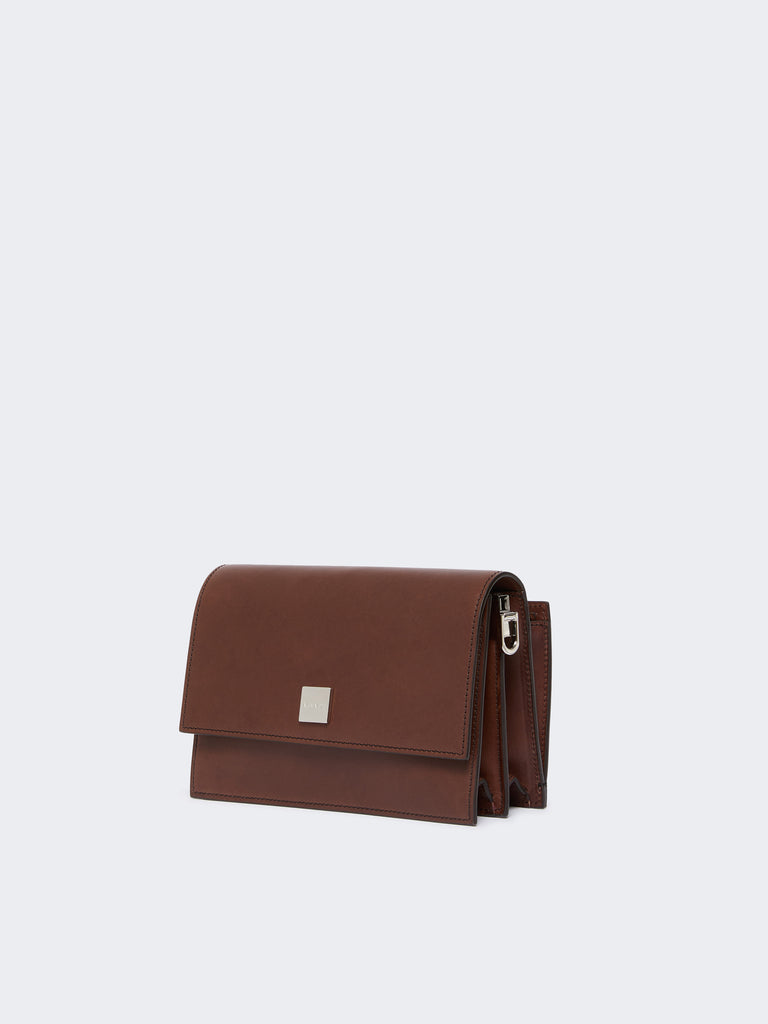Small crossbody bag in leather
