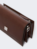 Small crossbody bag in leather