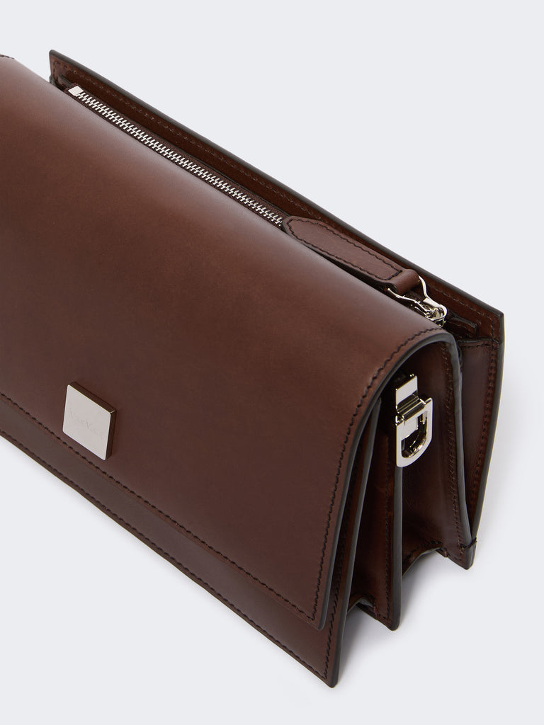 Small crossbody bag in leather