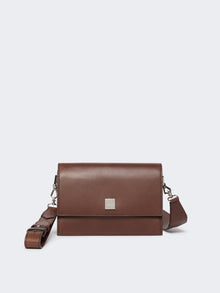 Small crossbody bag in leather