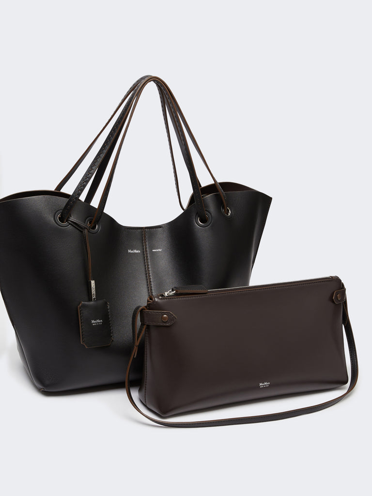 max mara double nappa leather shopper bag