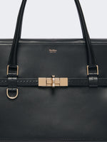 Natural leather handbag