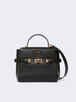 Smooth leather handbag