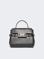 Smooth leather handbag