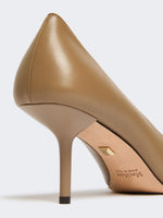 Nappa leather court shoes