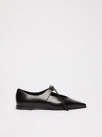 Smooth leather ballet flats