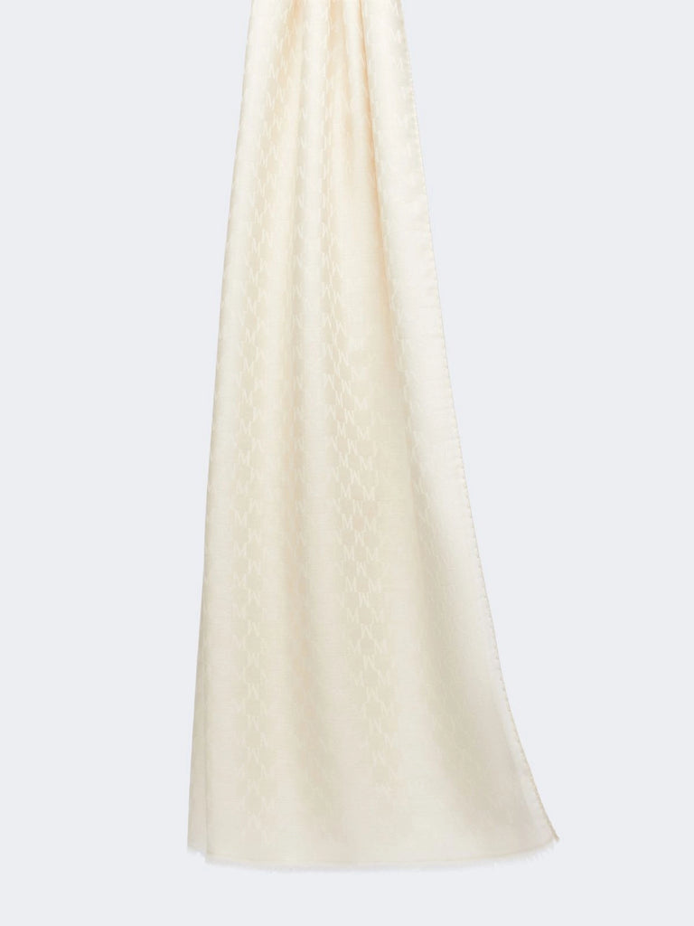 max mara jacquard wool, cotton and silk stole