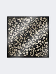 Printed silk oversized scarf