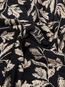 Printed silk oversized scarf