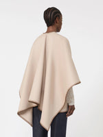 max mara wool and cashmere cape with belt for women