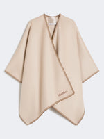 max mara wool and cashmere cape with belt for women