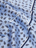 Printed silk oversized scarf