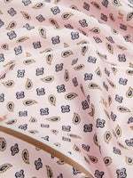 Printed silk oversized scarf