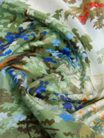 Printed silk foulard