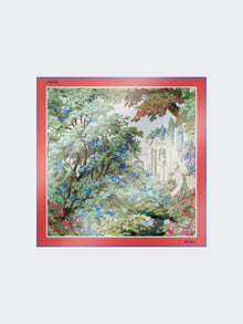 Printed silk foulard