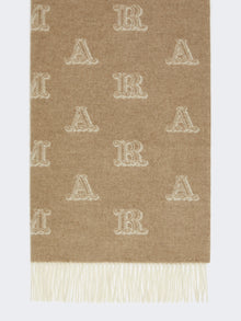 Jacquard cashmere stole